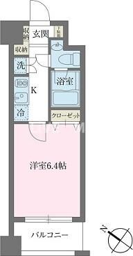 KDXレジデンス森下千歳の物件間取画像