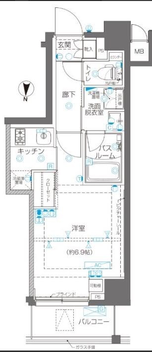 ZOOM錦糸町の物件間取画像