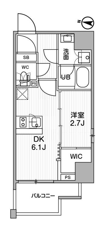 SYFORME木場Ⅱの物件間取画像