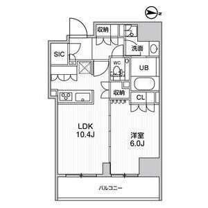 ガリシア森下Ⅴの物件間取画像
