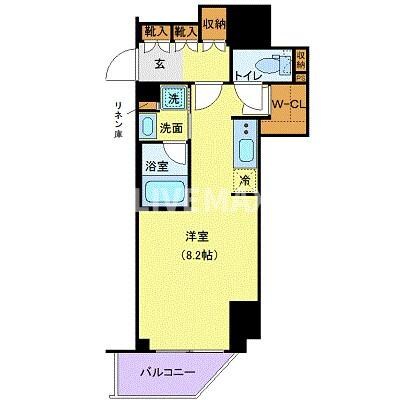 メイクスデザイン芝公園の物件間取画像