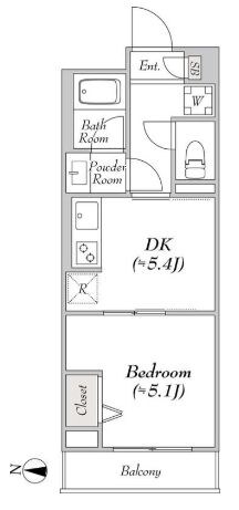 ルミークアン東陽町の物件間取画像