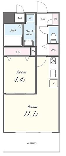 グリシーヌの物件間取画像