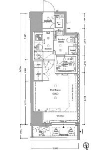 AXAS木場AsylCourtの物件間取画像