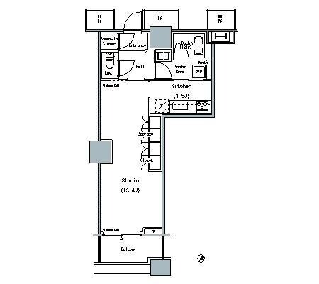 ＴＨＥ　ＴＯＫＹＯ　ＴＯＷＥＲＳ　ＭＩＤＴＯＷＥＲの物件間取画像