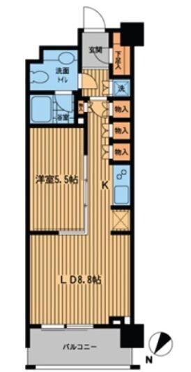 プライムアーバン日本橋横山町の物件間取画像