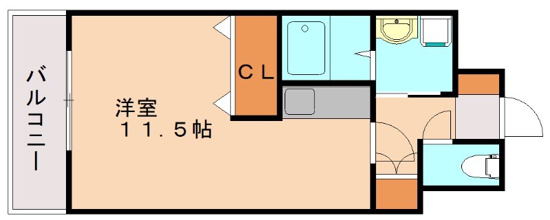 九大学研都市駅 徒歩2分 2階の物件間取画像
