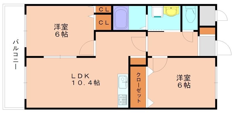 アルビレオBの物件間取画像