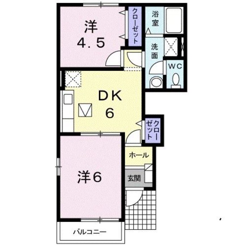 アンポツCの物件間取画像