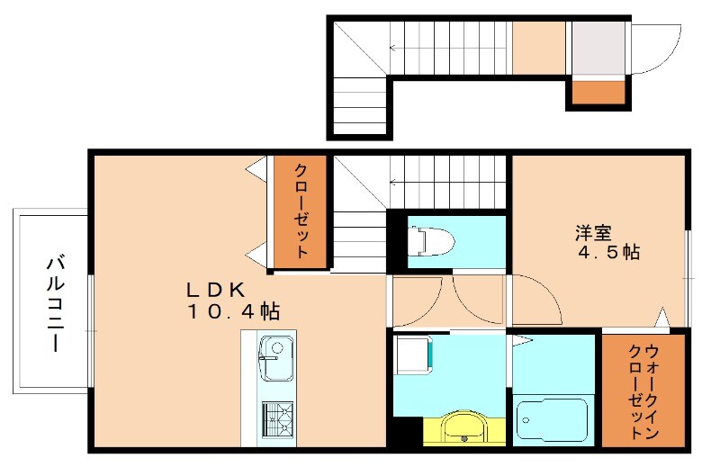 D-room陵厳寺の物件間取画像