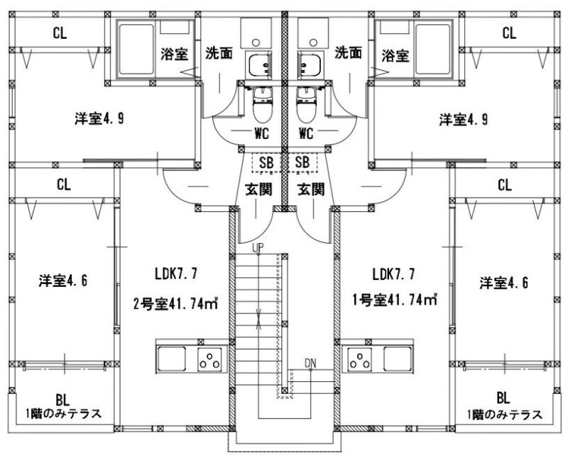 ノヴァイフ高木Ⅱの物件間取画像