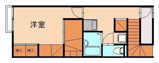 教育大前駅 徒歩15分 2階の物件間取画像