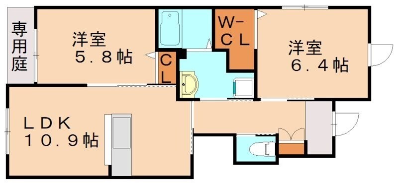 エコール桜美台の物件間取画像