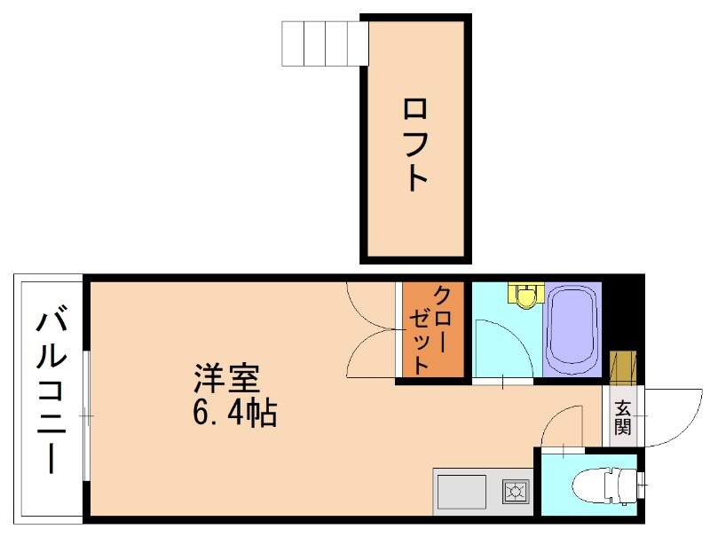 コーポ石松の物件間取画像