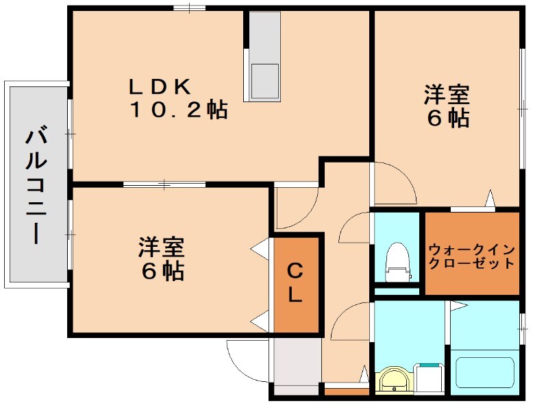 アメニティ壱番館の物件間取画像