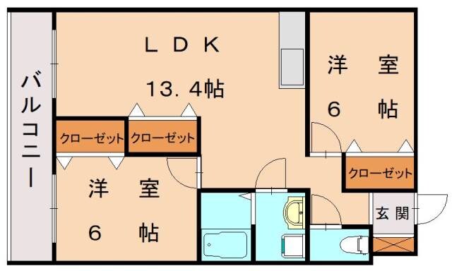 コスモビルの物件間取画像