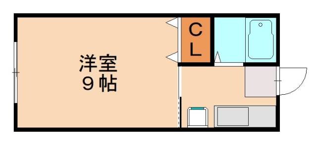 キャンパス赤間Ｂの物件間取画像