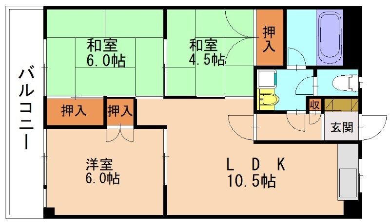 長谷川ビルの物件間取画像