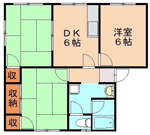 タウニー山本の物件間取画像