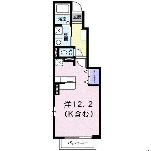 シャイニングAの物件間取画像