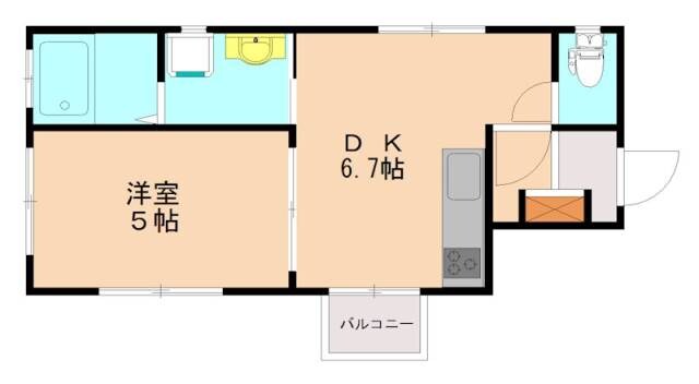 PHOENIX大橋南の物件間取画像
