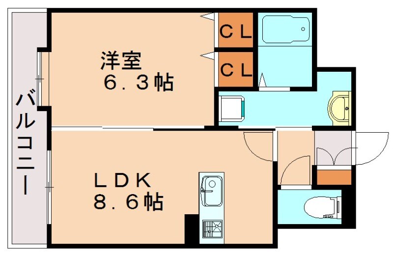 自由ヶ丘ヒルズ桜の物件間取画像