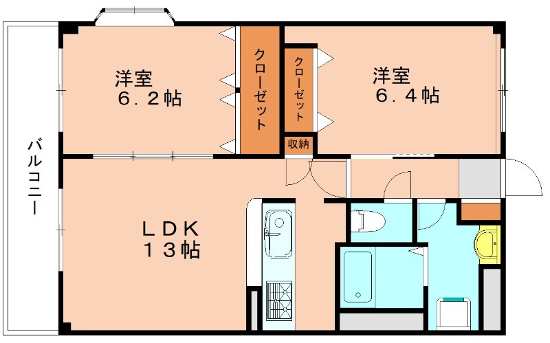 アルビレオAの物件間取画像