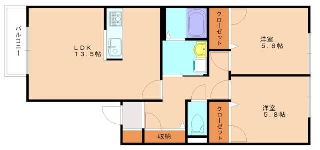 ルミエールＥの物件間取画像