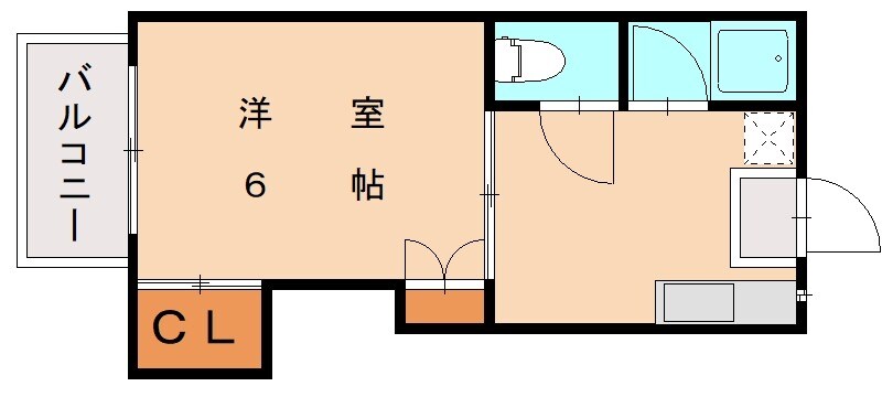 コーポ梶原の物件間取画像