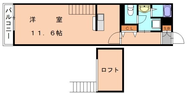 久保橋 徒歩9分 2階の物件間取画像