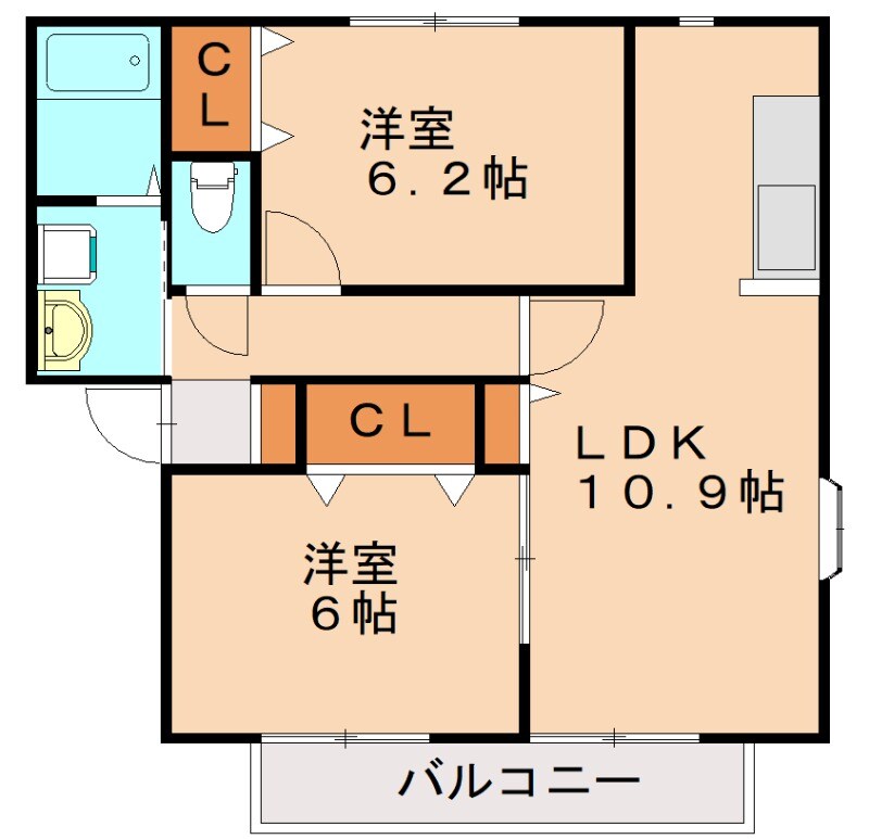 エルメゾン８１の物件間取画像