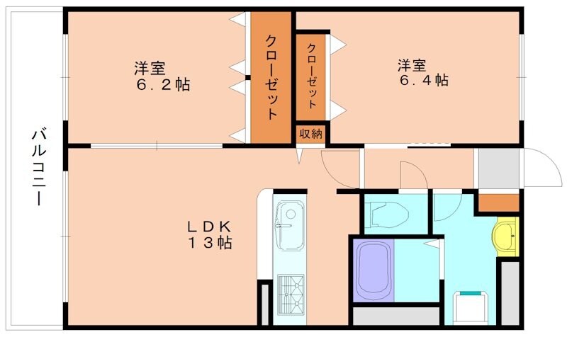 アルビレオAの物件間取画像