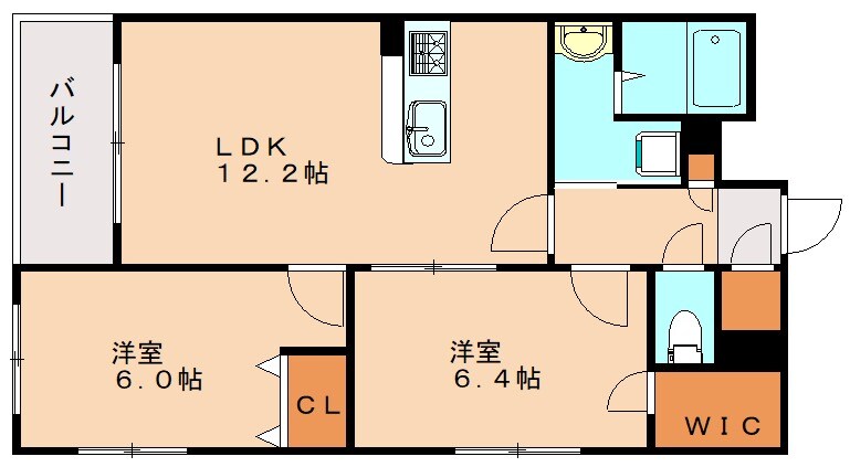 GROLIA藤崎の物件間取画像