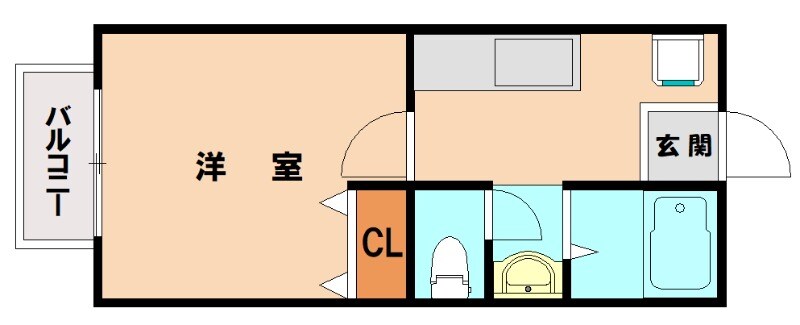出光ハイツの物件間取画像