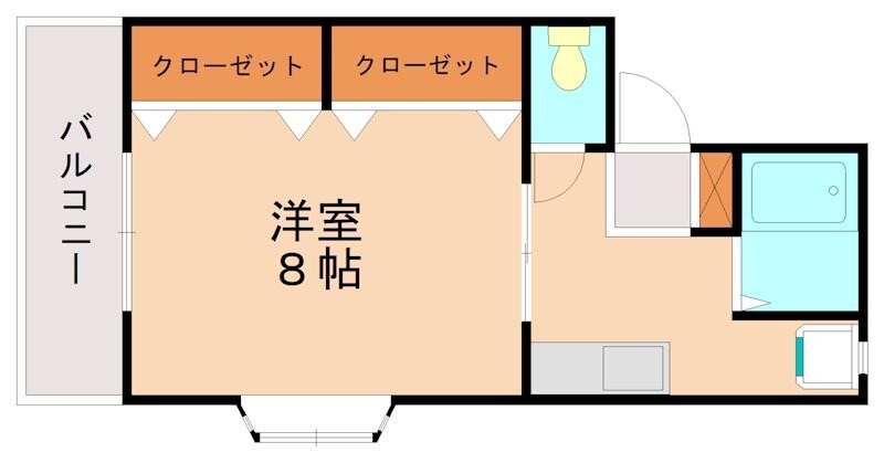 EMライフ唐原の物件間取画像