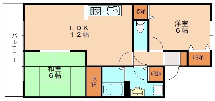 セジュール・ルポの物件間取画像