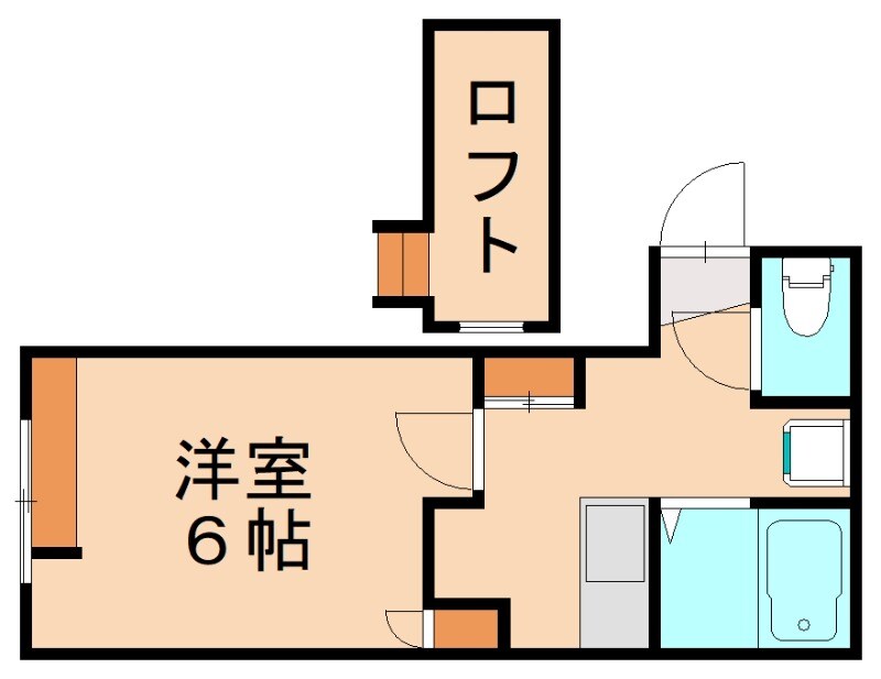 エムビル香椎参道A棟の物件間取画像