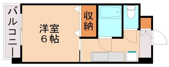 赤間駅 徒歩4分 3階の物件間取画像