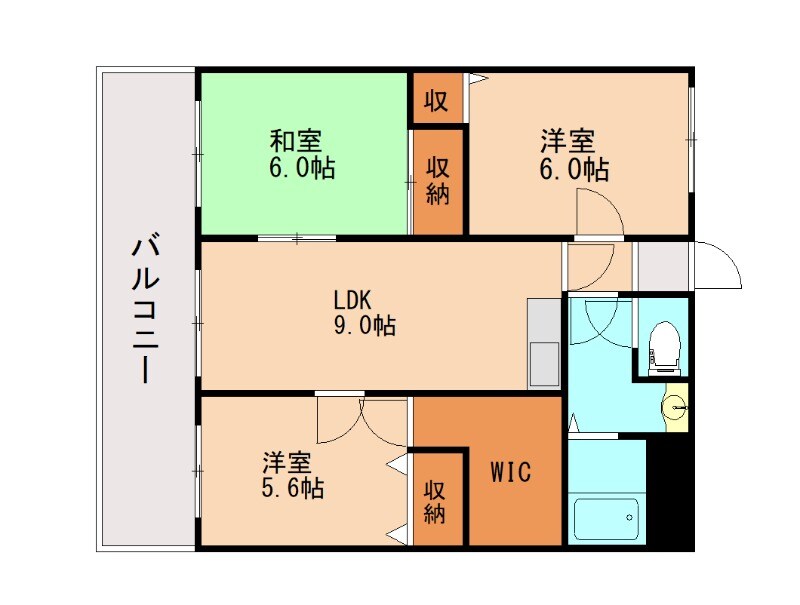フローラル寿の物件間取画像