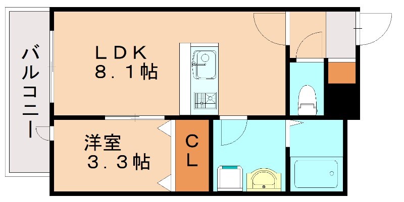 南福岡駅 徒歩11分 3階の物件間取画像
