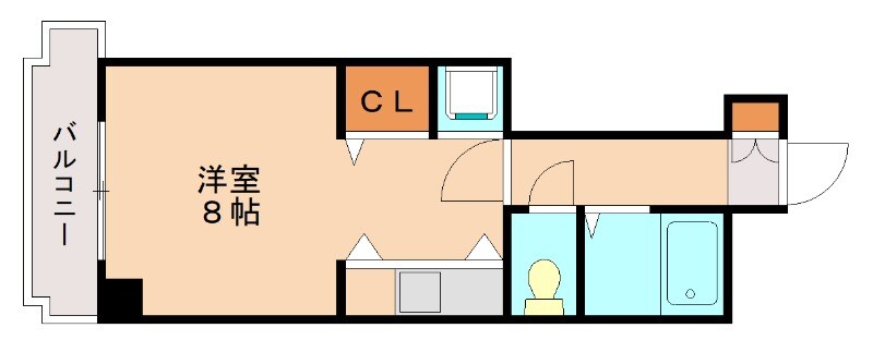 大橋駅 徒歩7分 3階の物件間取画像