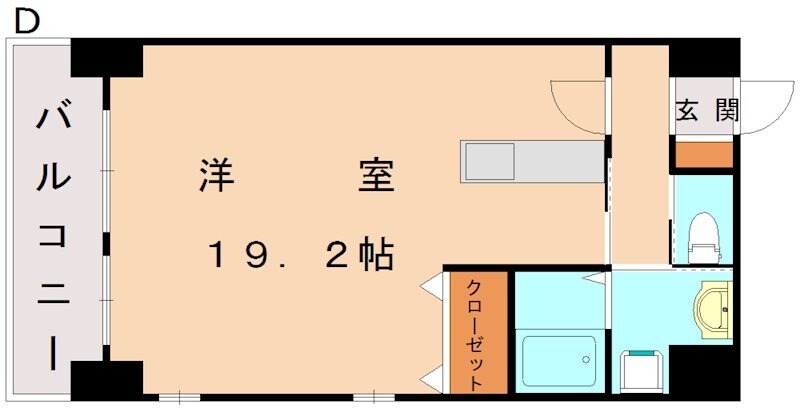 福間駅 徒歩4分 2階の物件間取画像