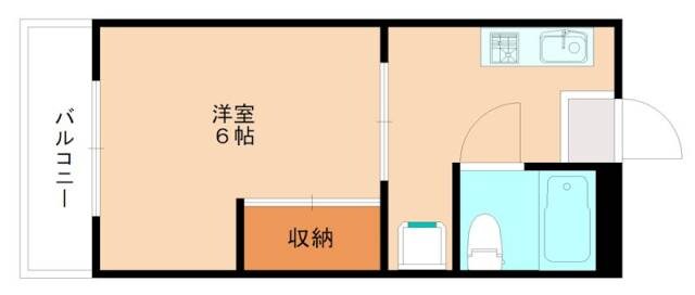 教育大前駅 徒歩5分 3階の物件間取画像