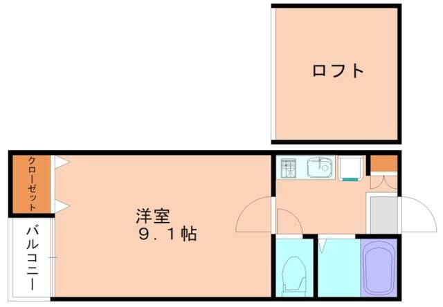 サンヒルズ赤間Iの物件間取画像