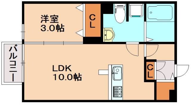 セジュール・未来　A棟の物件間取画像