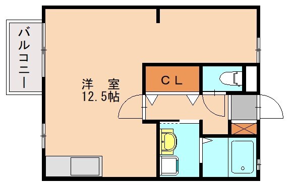 古賀駅 徒歩17分 1階の物件間取画像
