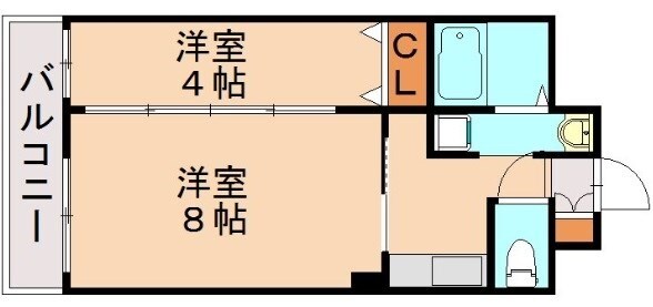 エスコート9の物件間取画像