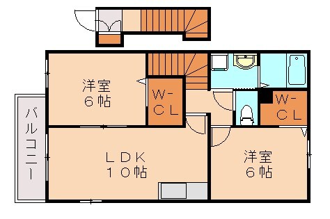 Green Hill Uの物件間取画像