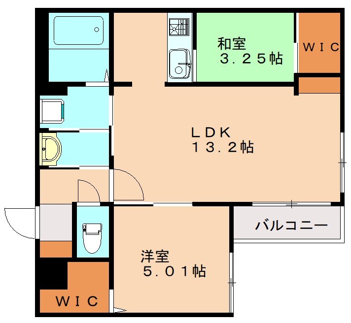 （仮称）Cherim室見WESTの物件間取画像