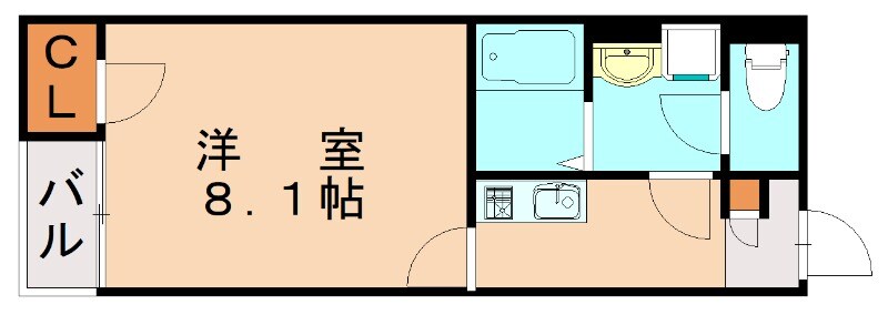 周船寺駅 徒歩17分 2階の物件間取画像